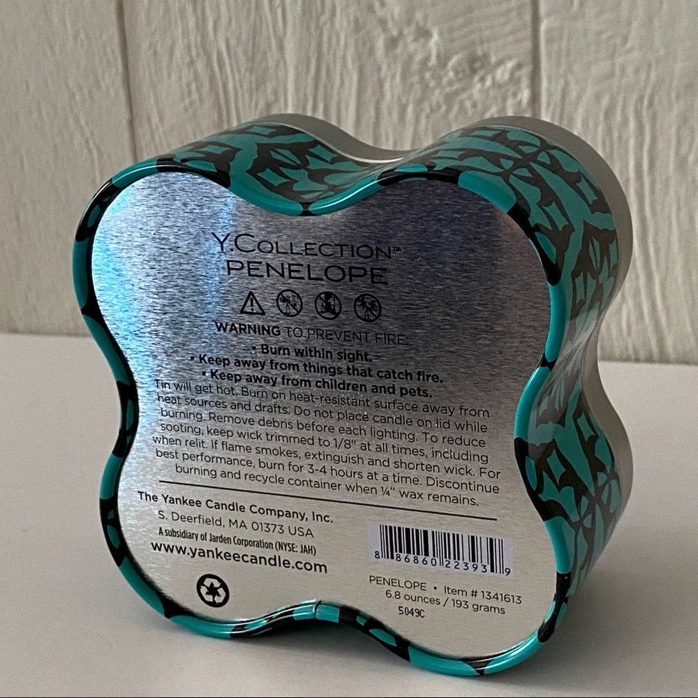 Yankee Candle Y Collection Penelope Tin Candle NEW - Picture 10 of 12